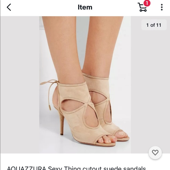 Aquazzura Sexy Thing Sandals - Picture 7 of 8